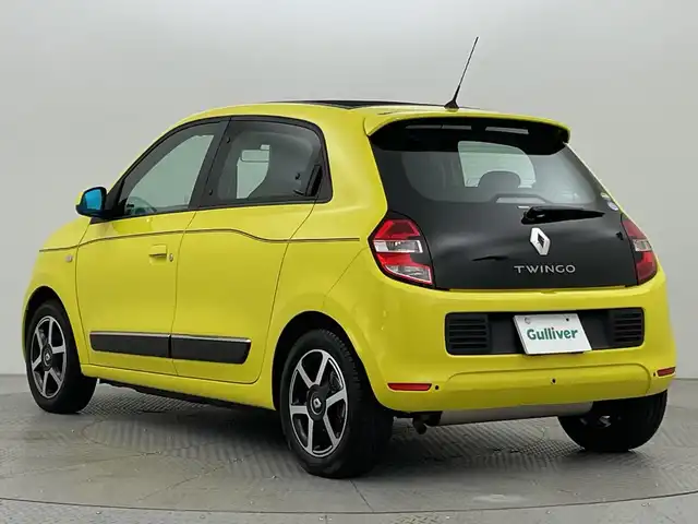 ルノー トゥインゴ インテンス キャンバストップ 新潟県 2018(平30)年 2.4万km 黄 ワンオーナー/キャンバストップ/メモリーナビ/(AVIC-RZ801)/フルセグTV/bluetooth/ＬＥＤ/フォグ/ＥＴＣ/キーレス/スペアキー/リアスポイラー/革巻ステアリング/クルーズコントロール/リミットコントロール/スタッドレス積込/保証書＆整備手帳＆取説