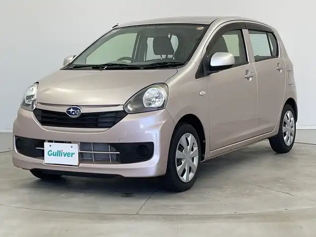 スバル プレオ プラス F 新潟県 2016(平28)年 0.6万km ライトローズマイカメタリック CD　/新品冬タイヤAW車載（WM02）　/アイドリングストップ　/純正フロアマット　/ヘッドライトレベライザー　/保証書　/取扱説明書　/ハロゲンライト　/スペアキー　
