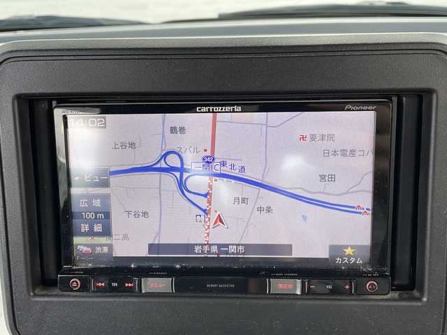 スズキ スペーシア HYBRID G 岩手県 2018(平30)年 6.9万km アーバンブラウンパールメタリック 社外SDナビ/　CD/ワンセグ/スマートキー/プッシュスタート/D席シートヒーター/純正ドアバイザー/フロアマット/取扱説明書/保証書