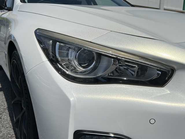 日産 スカイライン ハイブリッド 350GT Type P 千葉県 2016(平28)年 8.6万km クリスタルホワイトパール エアロ　ナビ　全方位カメラ　サンルーフ　黒革シート　ニスモマフラー　ＲＡＹＳ１９インチＡＷ　外グリル　追従クルコン　シートヒーター　パワーシート 衝突軽減　ＢＳＭ　ドラレコ　ＥＴＣ　ブラックエンブレム/AA評価4.5点