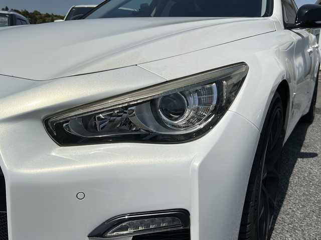 日産 スカイライン ハイブリッド 350GT Type P 千葉県 2016(平28)年 8.6万km クリスタルホワイトパール エアロ　ナビ　全方位カメラ　サンルーフ　黒革シート　ニスモマフラー　ＲＡＹＳ１９インチＡＷ　外グリル　追従クルコン　シートヒーター　パワーシート 衝突軽減　ＢＳＭ　ドラレコ　ＥＴＣ　ブラックエンブレム/AA評価4.5点