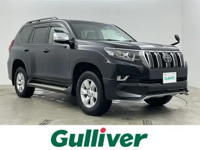 トヨタ ランドクルーザー プラド TX Lパッケージ 岡山県 2022(令4)年 3.2万km ブラック 純正９インチナビ　/（CD/DVD/BT/フルセグTV）/サンルーフ　/エアロ　/衝突軽減ブレーキ　/レーダークルーズコントロール　/ビルトインＥＴＣ２．０　/バックカメラ　/シートヒーター　/エアシート　/フルセグＴＶ　/Ｂｌｕｅｔｏｏｔｈ　/オートライト/スマートキー/スペアキー/保証書/取り扱い説明書