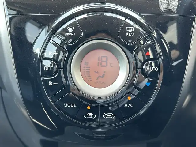 日産 ノート X DIG－S 新潟県 2016(平28)年 7万km フランボワーズレッド 社外ナビ（AVN133MRC）/ETC/衝突軽減システム/ABS/レーンキープアシスト/社外フロアマット/スタッドレスタイヤ付き