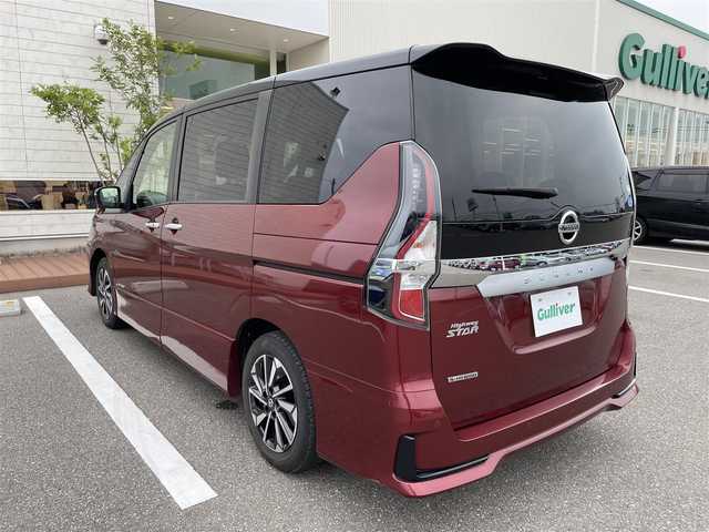 日産 セレナ ハイウェイスター V 石川県 2021(令3)年 3.1万km ワインⅡ ワンオーナー/社外8型ナビ/CD/DVD/フルセグTV/アラウンドビューモニター/LEDヘッドライト/プロパイロット/フリップダウンモニター/アルミホイール/インテリキー/プッシュスタート/電動ミラー/ドライブレコーダー/ETC/保証書