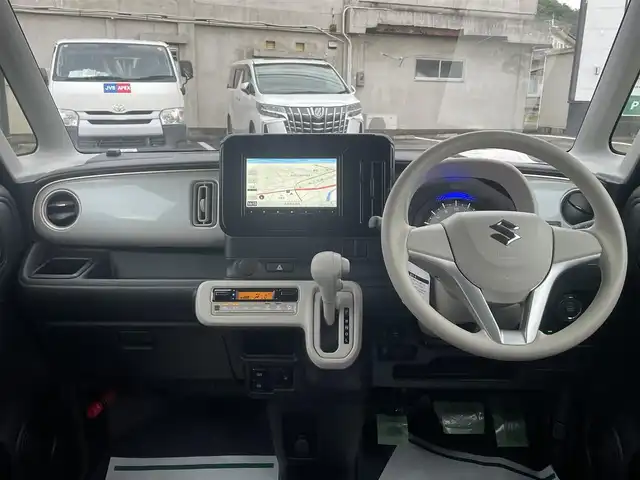 スズキ ワゴンＲ スマイル HYBRID S 佐賀県 2024(令6)年 0.1千km アーバンブラウンパールM / ウッディブラウン デュアルカメラブレーキサポート/リアパーキングセンサー/両側パワースライドドア/シートヒーター/オートライト/プッシュスタート/アイドリングストップ/社外8型ナビ（取付予定）/・フルセグTV/BT/・AppleCarPlay／AndoroidAuto/スペアキー×１/保証書