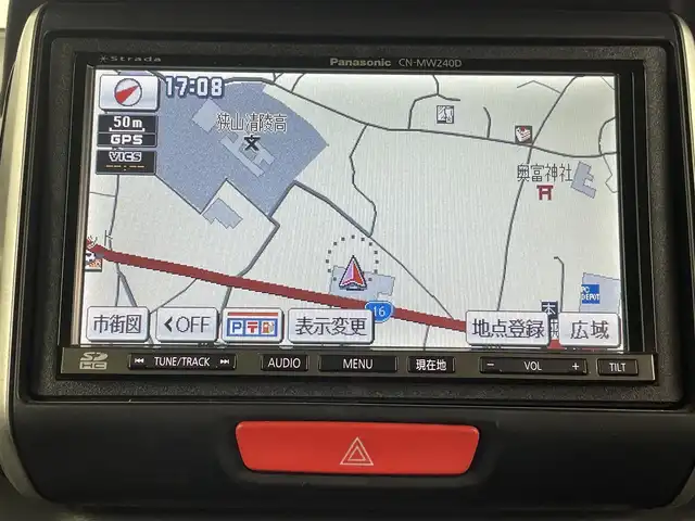 ホンダ Ｎ ＢＯＸ カスタム G Lパッケージ 埼玉県 2012(平24)年 4.3万km ポリッシュドメタルメタリック 社外ナビ　/　　AM/FM/ＣＤ／ＤＶＤ／ＢＴ　/バックカメラ/前方ドライブレコーダー　/パワースライドドア　/ステアリングリモコン　/純正フロアマット　/社外アルミホイール　/オートライト　/キセノンヘッドライト　/フロントフォグランプ/ウィンカーミラー/ドアバイザー/プッシュスタート/スマートキー