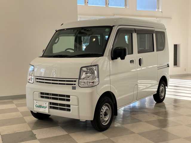 スズキ エブリイ PA リミテッド 福井県 2023(令5)年 2万km スペリアホワイト セーフティサポート/・デュアルカメラブレーキサポート/・後退時ブレーキサポート/・車線逸脱警報機能/・ハイビームアシスト/ETC/ドライブレコーダー/オートライト/オーバーヘッドシェルフ/純正フロアマット/USB充電×2/リモコンキー/アイドリングストップ/純正ドアバイザー