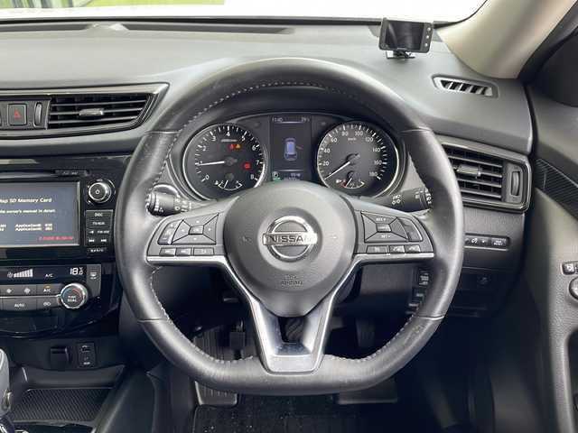 日産 エクストレイル 20X 愛知県 2019(平31)年 4.7万km ブリリアントホワイトパール 純正SD（地図SDカード無し）/全方位カメラ/クルーズコントロール/CD/Bluetooth/バックカメラ/電動リアゲート/コーナーセンサー/純正アルミホイール/LEDヘッドライト/ドライブレコーダー/ETC/4WD/ステアリングスイッチ/スマートキー/プッシュスタート