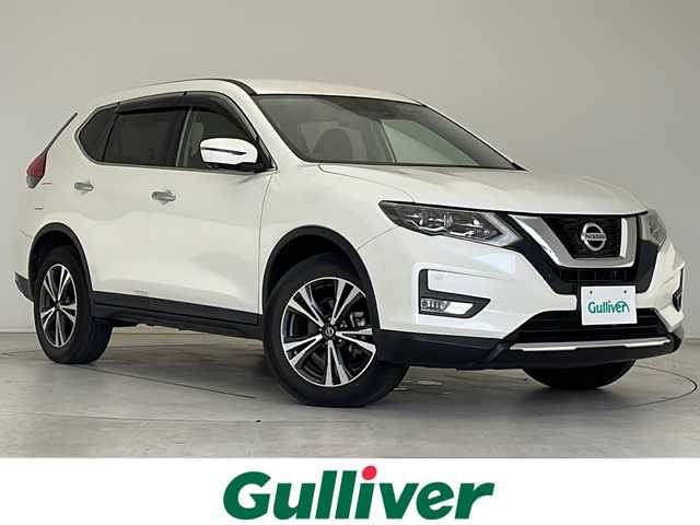 日産 エクストレイル 20X 愛知県 2019(平31)年 4.7万km ブリリアントホワイトパール 純正SD（地図SDカード無し）/全方位カメラ/クルーズコントロール/CD/Bluetooth/バックカメラ/電動リアゲート/コーナーセンサー/純正アルミホイール/LEDヘッドライト/ドライブレコーダー/ETC/4WD/ステアリングスイッチ/スマートキー/プッシュスタート
