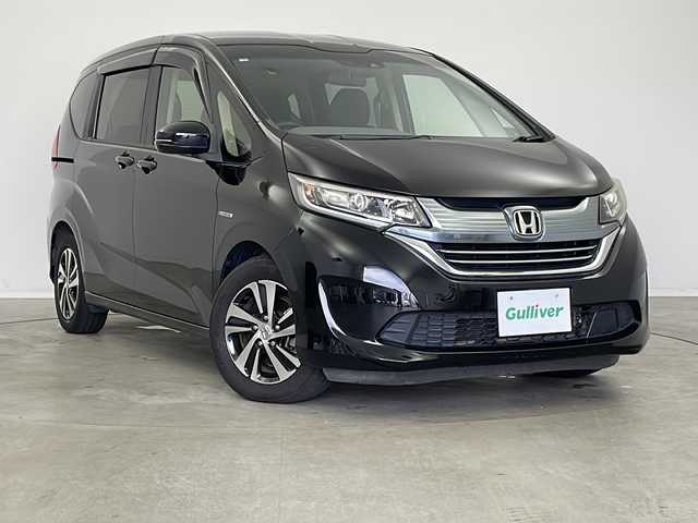 ホンダ フリード ハイブリット EX 新潟県 2016(平28)年 6.8万km クリスタルブラックパール 純正メーカーOPナビ/・AM/FM/CD/DVD/Bluetooth/フルセグ/USB/バックモニター/衝突被害軽減システム/アダプティブクルーズコントロ―ル/レーンキープアシスト/ビルトインETC/3列シート/ハーフレザーシート/前席シートヒーター/ウォークスルー/レザーステアリング/ステアリングスイッチ/純正フロアマット/両側パワースライドドア/純正LEDヘッドライト/オートライト/ABS/横滑り防止機能/盗難防止装置