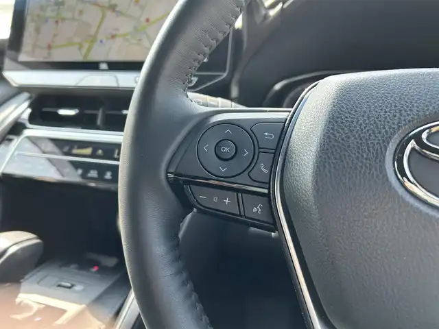 トヨタ ハリアー Z レザーパッケージ 福岡県 2024(令6)年 1.9万km プレシャスブラックパール ワンオーナー/メーカーナビ（フルセグTV・Bluetooth・AM・FM）/モデリスタエアロ/JBLスピーカー/クルーズコントロール/クリアランスソナー/アラウンドビューモニター/バックカメラ/ビルトインETC/電動リアゲート/パワーシート（運転席・助手席）/エアーシート/ステアリングヒーター/ウインカーミラー/純正19インチホイール/純正フロアマット/本革シート/コーナーセンサー（前後）/LEDヘッドライト/カーテンエアバック/レーンキープアシスト/スマートキー×２本/オートライト/オートマチックハイビーム/横滑り防止装置/盗難防止装置/AACエアコン/プッシュスタートボタン/パワーウインドウ/パワーステアリング/取扱説明書/保証書