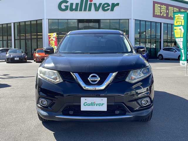 日産 エクストレイル 20X エクストリーマーX Eブレーキ 長野県 2014(平26)年 5.2万km ダイヤモンドブラック 禁煙車/・車線逸脱防止支援システム/・後側方車両検知警報/・後退時車両検知警報/・インテリジェントエマージェンシーブレーキ/・インテリジェントアラウンドビューモニター/4×4i【2WD切替可】/純正ナビ（CD/フルセグTV/Bluetooth/AUX）/ビルトインETC/クルーズコントロール/革巻きステアリング/ステアリングスイッチ/シートヒーター（D・N席）/フォグランプ/オートライト/スマートキー/Pスタート/電動格納ミラー/純正17インチAW/純正フロアマット