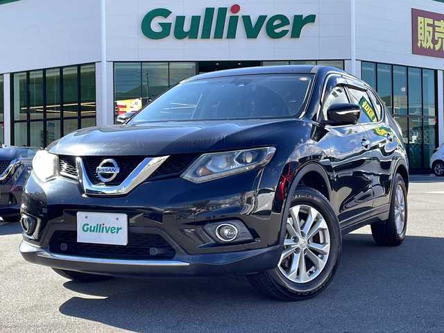 日産 エクストレイル 20X エクストリーマーX Eブレーキ 長野県 2014(平26)年 5.2万km ダイヤモンドブラック 禁煙車/・車線逸脱防止支援システム/・後側方車両検知警報/・後退時車両検知警報/・インテリジェントエマージェンシーブレーキ/・インテリジェントアラウンドビューモニター/4×4i【2WD切替可】/純正ナビ（CD/フルセグTV/Bluetooth/AUX）/ビルトインETC/クルーズコントロール/革巻きステアリング/ステアリングスイッチ/シートヒーター（D・N席）/フォグランプ/オートライト/スマートキー/Pスタート/電動格納ミラー/純正17インチAW/純正フロアマット