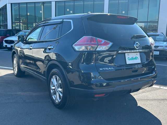 日産 エクストレイル 20X エクストリーマーX Eブレーキ 長野県 2014(平26)年 5.2万km ダイヤモンドブラック 禁煙車/・車線逸脱防止支援システム/・後側方車両検知警報/・後退時車両検知警報/・インテリジェントエマージェンシーブレーキ/・インテリジェントアラウンドビューモニター/4×4i【2WD切替可】/純正ナビ（CD/フルセグTV/Bluetooth/AUX）/ビルトインETC/クルーズコントロール/革巻きステアリング/ステアリングスイッチ/シートヒーター（D・N席）/フォグランプ/オートライト/スマートキー/Pスタート/電動格納ミラー/純正17インチAW/純正フロアマット