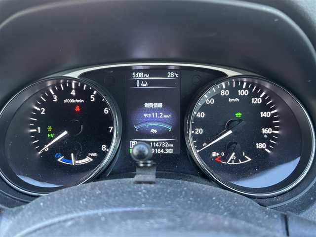 日産 エクストレイル ハイブリッド 20X エマージェンシーブレーキ 茨城県 2015(平27)年 11.5万km ブリリアントホワイトパール 登録時走行距離114732km/SDナビ/CD/DVD/Bluetooth/バックカメラ/シートヒーター/レーンキープ/レザーシート/衝突軽減ブレーキ/スマートキー/プッシュスタート/コーナーセンサー/LEDライト/ETC/オートライト