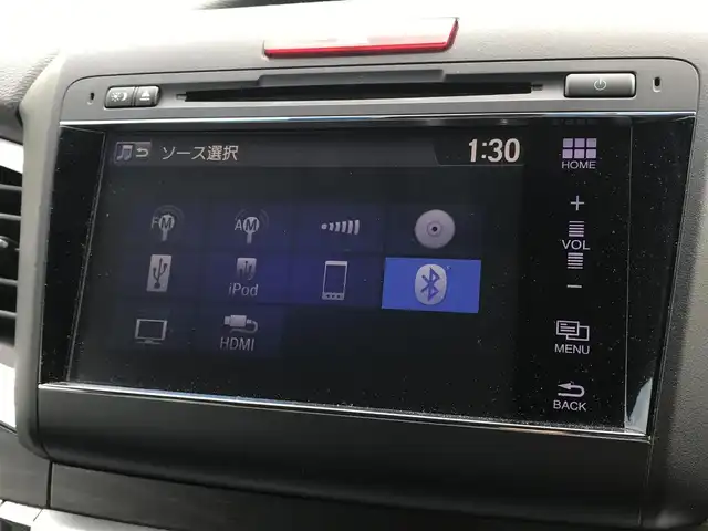 ホンダ ジェイド ハイブリッド X 宮城県 2016(平28)年 7万km モダンスティールM 純正ナビ/フルセグTV/Bluetooth/バックカメラ/左サイドカメラ/衝突被害軽減ブレーキ/レーンキープアシスト/レーダークルーズコントロール/ハーフレザーシート/ステアリングスイッチ/革巻きステアリング/プッシュスタート/スマートキー/スペアキー１本/LEDヘッドライト/オートライト/ETC