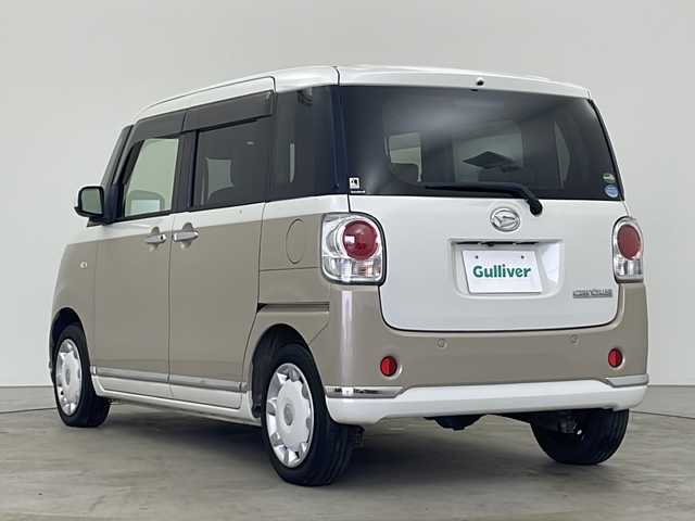 ダイハツ ムーヴ キャンバス G メイクアップ リミテッド　SAⅢ 秋田県 2020(令2)年 5.3万km パールホワイトⅢ/ナチュラルベージュマイカメタリック 2トーン 4WD/ワンオーナー/両側パワースライドドア/純正ナビ/(フルセグTV/Bluetooth/DVD/CD)/全周囲カメラ/レーンキープアシスト/横滑防止機能/衝突被害軽減システム/アイドリングストップ/オートライト/LEDヘッドライト/フォグランプ/オートハイビーム/ステアリングリモコン/前後ドライブレコーダー/後方コーナーセンサー/電動格納ミラー/サイドバイザー/純正フロアマット/取扱説明書/保証書