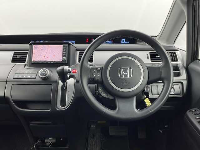 ホンダ ステップワゴン スパーダ S スマートスタイルED 栃木県 2009(平21)年 11.6万km プレミアムブラキッシュパール 純正ナビ/（FM/AM/TV/CD/DVD）/ETC/両側パワースライドドア/電動格納ミラー/ステアリングスイッチ/純正アルミホイール/純正フロアマット/スマートキー/スペアキー