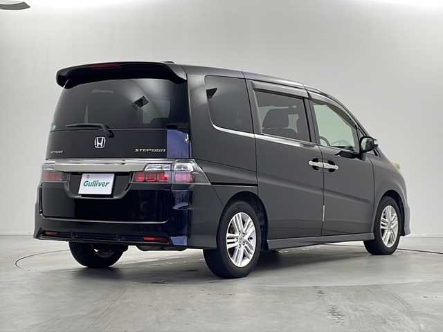 ホンダ ステップワゴン スパーダ S スマートスタイルED 栃木県 2009(平21)年 11.6万km プレミアムブラキッシュパール 純正ナビ/（FM/AM/TV/CD/DVD）/ETC/両側パワースライドドア/電動格納ミラー/ステアリングスイッチ/純正アルミホイール/純正フロアマット/スマートキー/スペアキー