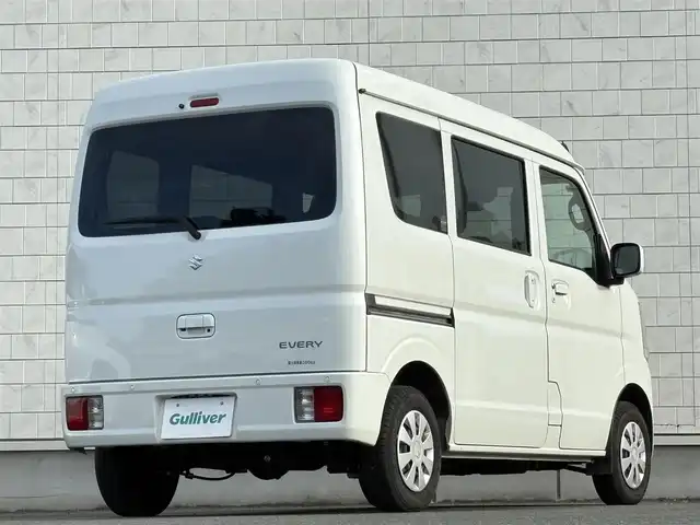 スズキ エブリイ JOINターボ 岩手県 2024(令6)年 1.3万km パールホワイト 禁煙車/4WD(切替)/ターボ/両側パワースライドドア/運転席側シートヒーター/ディスプレイオーディオ/→Bluetooth/FM/AM/バックカメラ/横滑り防止装置/レーンキープアシスト/デュアルカメラブレーキサポート/リアコーナーセンサー/〇プッシュスタート/〇電動格納ミラー/〇スマートキー/オートライト/LEDヘッドライト