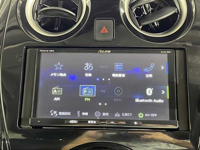 日産 ノート e－パワー X 沖縄県 2019(平31)年 5万km ギャラクシーゴールド 禁煙車　/社外ナビ[AVN-RB7]/（ＣＤ　ＤＶＤ　Ｂｌｕｅｔｏｏｔｈ）/バックカメラ　/コーナーセンサー　/ＥＴＣ　/前方ドライブレコーダー　/エマージェンシーブレーキ　/レーンキープアシスト　/ドアバイザー/純正アルミホイール