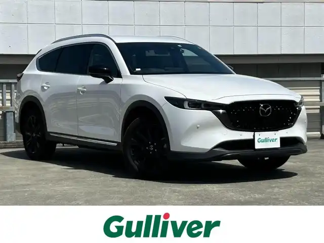 マツダ ＣＸ－８ XD ブラックトーンエディション 静岡県 2023(令5)年 1.1万km ロジウムホワイトプレミアムメタリック 衝突軽減システム/純正10.25型ナビ/全方位カメラ/レーダークルーズコントロール/シートヒーター全席/フルセグ/Bluetooth/バックカメラ/電動リアゲート/パワーシート/ヘッドアップディスプレイ/コーナーセンサー/純正19アルミホイール/ブラインドスポットモニター/LEDヘッドライト/ステアリングヒーター/リアオートエアコン/オートマチックハイビーム/ドライブレコーダー/ETC/ステアリングスイッチ/スマートキー/プッシュスタート