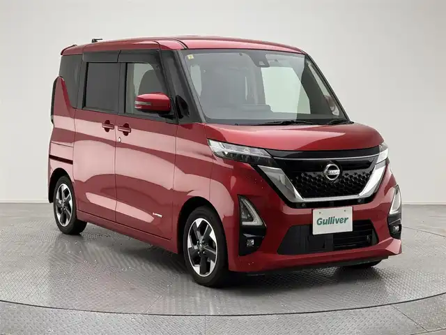 日産 ルークス ハイウェイスター X 兵庫県 2020(令2)年 3.9万km スパークリングレッドM 純正ＳＤナビ　/ＥＴＣ　/全方位カメラ　/ドライブレコーダー　/前後コーナーセンサー　/盗難防止装置　/衝突軽減システム　/横滑り防止装置　　/アイドリングストップ　/片側パワースライド　/ＬＥＤヘッドライト　/オートライト/スペアキー/スマートキー/プッシュスタート/純正14インチアルミホイール