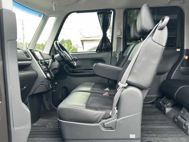 ダイハツ タント カスタム X トップED SA 鹿児島県 2014(平26)年 7.9万km 黒 純正ナビ/Bluetooth/DVD/AM/FM/片側パワースライドドア/アイドリンクストップ/横滑り防止装置/衝突軽減システム/ドライブレコーダー/バックカメラ/AC/電動格納ミラー/ドアバイザー/純正フロアマット/ベンチシート