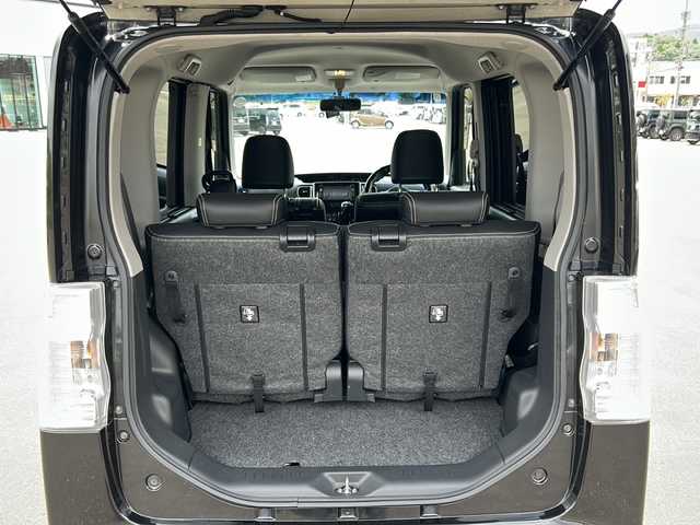ダイハツ タント カスタム X トップED SA 鹿児島県 2014(平26)年 7.9万km 黒 純正ナビ/Bluetooth/DVD/AM/FM/片側パワースライドドア/アイドリンクストップ/横滑り防止装置/衝突軽減システム/ドライブレコーダー/バックカメラ/AC/電動格納ミラー/ドアバイザー/純正フロアマット/ベンチシート