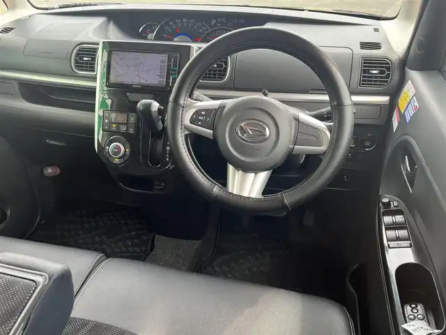 ダイハツ タント カスタム RS トップED SA 三重県 2015(平27)年 13.3万km ブラックマイカメタリック ワンオーナー/スマートアシスト/両側パワースライドドア/LEDヘッドランプ/15インチアルミホイール/ステアリングスイッチ/合皮/ファブリックコンビシート/ドライビングサポートパック/シートリフター/ケンウッドナビゲーション/地デジTV/バックカメラ