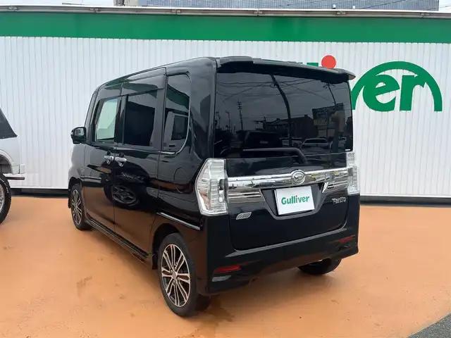 ダイハツ タント カスタム RS トップED SA 三重県 2015(平27)年 13.3万km ブラックマイカメタリック ワンオーナー/スマートアシスト/両側パワースライドドア/LEDヘッドランプ/15インチアルミホイール/ステアリングスイッチ/合皮/ファブリックコンビシート/ドライビングサポートパック/シートリフター/ケンウッドナビゲーション/地デジTV/バックカメラ