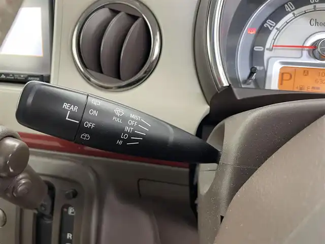 スズキ ラパン ショコラ G 滋賀県 2015(平27)年 6.4万km シャンパンピンクPM 社外ナビ/(CD/ワンセグTV)/ビルトインETC/ドライブレコーダー/レザーシート/HIDヘッドライト/純正フロアマット/純正14インチAW