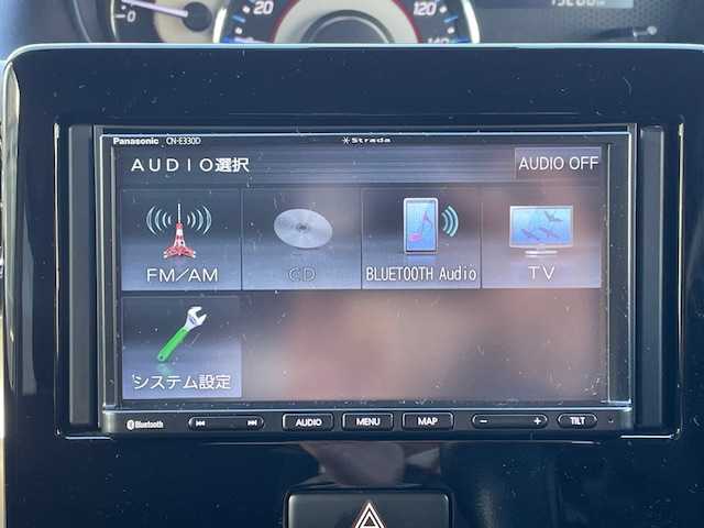 スズキ ワゴンＲ スティングレー HYBRID X 静岡県 2020(令2)年 1.6万km スチールシルバーM ●社外ナビ/(ワンセグ/CD/BT)/(パナソニック/CN-E330D)/●運転席シートヒーター/●バックカメラ/●デュアルセンサーブレーキサポート/●レーンキープアシスト/●後方パーキングセンサー/●LEDヘッドライト＆フォグランプ/●オートライト/●革巻きステアリング/●ステアリングスイッチ/●ETC/●電動格納ウィンカーミラー/●ドアバイザー/●スマートキー/●プッシュスタート/●社外フロアマット/●純正14インチアルミホイール/●ダブルSRS＋ABS