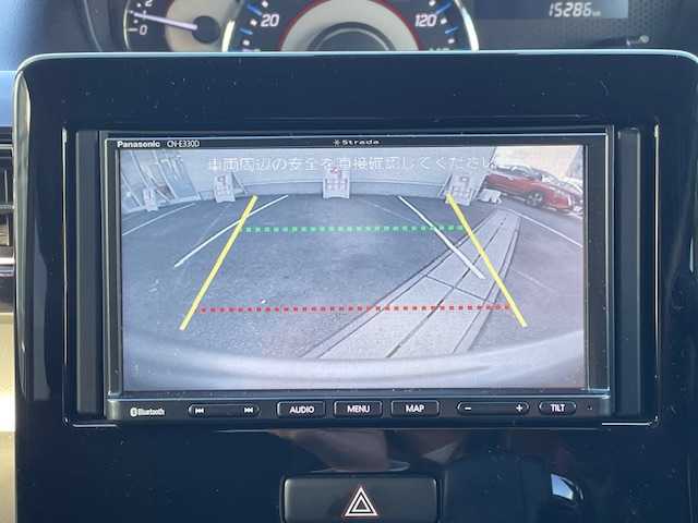 スズキ ワゴンＲ スティングレー HYBRID X 静岡県 2020(令2)年 1.6万km スチールシルバーM ●社外ナビ/(ワンセグ/CD/BT)/(パナソニック/CN-E330D)/●運転席シートヒーター/●バックカメラ/●デュアルセンサーブレーキサポート/●レーンキープアシスト/●後方パーキングセンサー/●LEDヘッドライト＆フォグランプ/●オートライト/●革巻きステアリング/●ステアリングスイッチ/●ETC/●電動格納ウィンカーミラー/●ドアバイザー/●スマートキー/●プッシュスタート/●社外フロアマット/●純正14インチアルミホイール/●ダブルSRS＋ABS