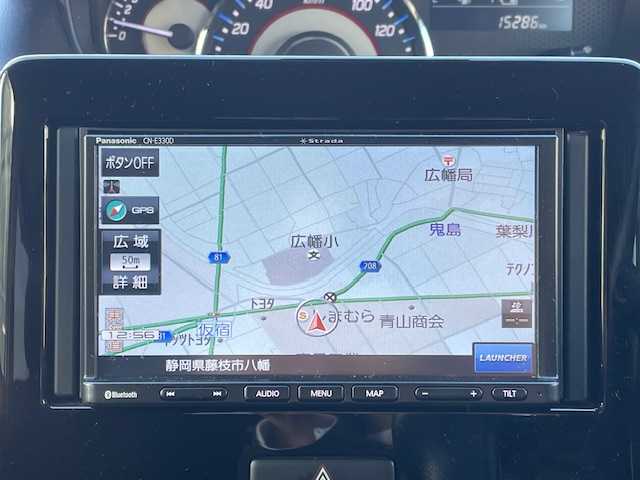 スズキ ワゴンＲ スティングレー HYBRID X 静岡県 2020(令2)年 1.6万km スチールシルバーM ●社外ナビ/(ワンセグ/CD/BT)/(パナソニック/CN-E330D)/●運転席シートヒーター/●バックカメラ/●デュアルセンサーブレーキサポート/●レーンキープアシスト/●後方パーキングセンサー/●LEDヘッドライト＆フォグランプ/●オートライト/●革巻きステアリング/●ステアリングスイッチ/●ETC/●電動格納ウィンカーミラー/●ドアバイザー/●スマートキー/●プッシュスタート/●社外フロアマット/●純正14インチアルミホイール/●ダブルSRS＋ABS