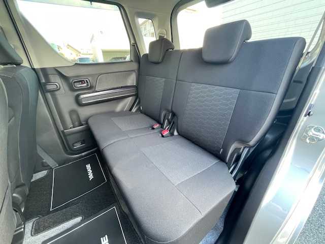 スズキ ワゴンＲ スティングレー HYBRID X 静岡県 2020(令2)年 1.6万km スチールシルバーM ●社外ナビ/(ワンセグ/CD/BT)/(パナソニック/CN-E330D)/●運転席シートヒーター/●バックカメラ/●デュアルセンサーブレーキサポート/●レーンキープアシスト/●後方パーキングセンサー/●LEDヘッドライト＆フォグランプ/●オートライト/●革巻きステアリング/●ステアリングスイッチ/●ETC/●電動格納ウィンカーミラー/●ドアバイザー/●スマートキー/●プッシュスタート/●社外フロアマット/●純正14インチアルミホイール/●ダブルSRS＋ABS