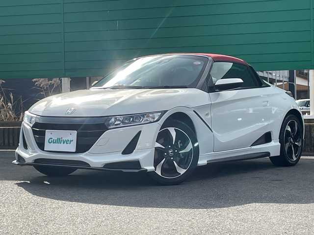 ホンダ Ｓ６６０ コンセプトエディション 茨城県 2015(平27)年 1.3万km プレミアムスターホワイトP バックカメラ/ETC/ハーフレザーシート/HDMI/LEDヘッドライト/オートライト/パドルシフト/横滑り防止装置/USB入力端子/スマートキー/プッシュスタート/電格ミラー/純正フロアマット