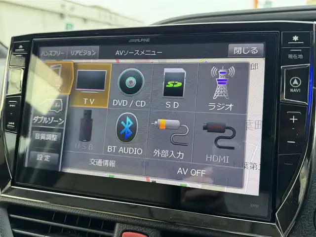 トヨタ ヴォクシー ZS 煌 千葉県 2016(平28)年 12.6万km ブラック TRDエアロ（F/R）/トヨタセーフティセンス/衝突被害軽減システム/レーンキープアシスト/ALPINE10型ナビ【EX10】/Bluetooth/フルセグTV/ALPINEフリップダウンモニター/両側電動スライドドア/LEDヘッドライト/ETC/純正16インチAW/プッシュスタート/スマートキー