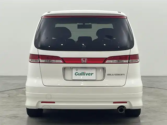 ホンダ エリシオン G Aero HDDナビパッケージ 福岡県 2007(平19)年 11.1万km ブルーイッシュホワイトパール アルパインフリップダウンモニター　/純正ナビ（ＣＤ，ＤＶＤ，フルセグＴＶ）　/バックカメラ　/ＥＴＣ　/ローダウン　/両側電動スライドドア　/電動格納式ドアミラー　/純正フロアマット　/社外１８インチアルミホイール