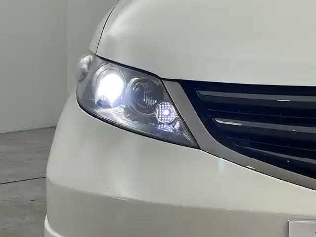 ホンダ エリシオン G Aero HDDナビパッケージ 福岡県 2007(平19)年 11.1万km ブルーイッシュホワイトパール アルパインフリップダウンモニター　/純正ナビ（ＣＤ，ＤＶＤ，フルセグＴＶ）　/バックカメラ　/ＥＴＣ　/ローダウン　/両側電動スライドドア　/電動格納式ドアミラー　/純正フロアマット　/社外１８インチアルミホイール