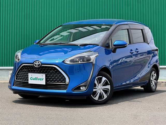 トヨタ シエンタ G クエロ 宮城県 2020(令2)年 6.9万km コバルトブルーメタリック セーフティセンス/・プリクラッシュセーフティ/・レーンディパーチャーアラート/・オートマチックハイビーム/・先行車発進告知機能/インテリジェントクリアランスソナー/純正ナビ（NSZT-W68T）/・CD/DVD/・Bluetooth/・フルセグTV/ビルトインETC/ドライブレコーダー（前後）/両側パワースライドドア/ハーフレザーシート/革巻きステアリング/LEDヘッドランプ/フォグランプ/オートライト/スマートキー＆プッシュスタート/スペアキー/電動格納ミラー/純正フロアマット/純正ドアバイザー/Wエアバッグ/取扱説明書