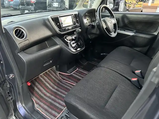 日産 デイズ ルークス ハイウェイスターX Gパッケージ 道北・旭川 2015(平27)年 8.1万km プレミアムパープルP (株)IDOMが運営する【じしゃロン旭川店】の自社ローン専用車両になります。こちらは現金またはオートローンご利用時の価格です。自社ローンご希望の方は別途その旨お申付け下さい・/　/・純正ナビ(CD/DVD/BT/SD/フルセグ)/・アラウンドビューモニター/・ETC/・両側パワースライドドア/・運転席シートヒーター/・プッシュスタート/・スマートキー2個/・フォグランプ/・取扱説明書