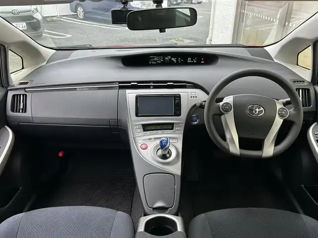 トヨタ プリウス S 神奈川県 2014(平26)年 3.7万km レッドマイカメタリック ワンオーナー/前後ドライブレコーダー/ETC/スマートキー/スペアキー×1/社外フロアマット/電格ミラー/取扱説明書/保証書