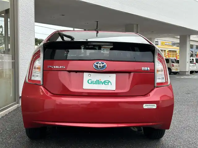 トヨタ プリウス S 神奈川県 2014(平26)年 3.7万km レッドマイカメタリック ワンオーナー/前後ドライブレコーダー/ETC/スマートキー/スペアキー×1/社外フロアマット/電格ミラー/取扱説明書/保証書