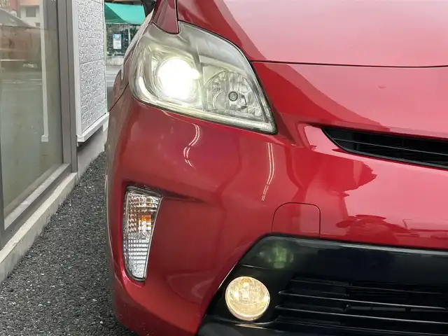 トヨタ プリウス S 神奈川県 2014(平26)年 3.7万km レッドマイカメタリック ワンオーナー/前後ドライブレコーダー/ETC/スマートキー/スペアキー×1/社外フロアマット/電格ミラー/取扱説明書/保証書