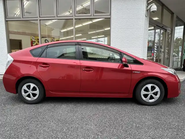 トヨタ プリウス S 神奈川県 2014(平26)年 3.7万km レッドマイカメタリック ワンオーナー/前後ドライブレコーダー/ETC/スマートキー/スペアキー×1/社外フロアマット/電格ミラー/取扱説明書/保証書