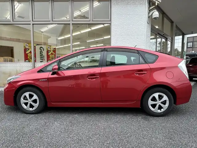トヨタ プリウス S 神奈川県 2014(平26)年 3.7万km レッドマイカメタリック ワンオーナー/前後ドライブレコーダー/ETC/スマートキー/スペアキー×1/社外フロアマット/電格ミラー/取扱説明書/保証書