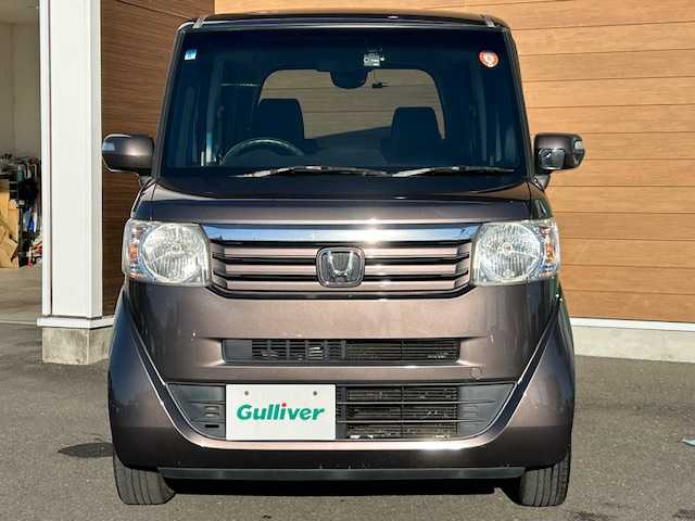 ホンダ Ｎ ＢＯＸ G SSパッケージ 静岡県 2013(平25)年 7.5万km プレミアムブロンズパール ワンオーナー/純正オーディオ/両側パワースライドドア/スマートキー/プッシュスタート/スペアキー/純正フロアマット/前後ドライブレコーダー
