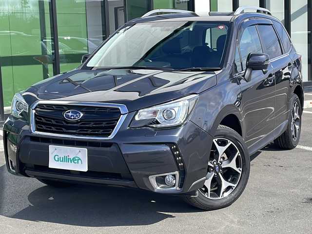 スバル フォレスター S－リミテッド 道東・釧路十勝 2018(平30)年 5.4万km ダークグレーメタリック ・４WD/・純正メモリナビ/（AM・FM・CD・DVD・Bluetooth・フルセグ）/・バックカメラ/・ハーフレザーシート/・シートヒーター（運転席/助手席/後席）/・スマートキー/・プッシュスタート/・ルーフレール/・アイサイト/・プリクラッシュセーフティ/・ETC/・パワーシート（運転席/助手席）/・オートライト/・LEDヘッドライド/・ステアリング連動ヘッドランプ（SRH）