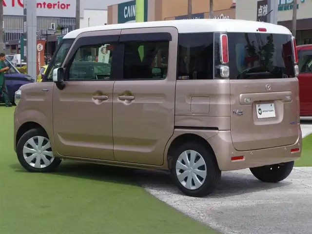 マツダ フレアワゴン ハイブリッド XS 千葉県 2022(令4)年 1.6万km ピンクⅡ 被害軽減ブレーキ/レーダークルーズコントロール/アイドリングストップ/両側パワースライドドア/社外SDナビ/地デジTV/【DVD/CD再生機能　Bluetooth接続】/ドライブレコーダー（前後撮影）/ETC/LEDヘッドライト/ウインカーミラー/リアコーナーセンサー/サイド/カーテンエアバッグ/携帯リモコン